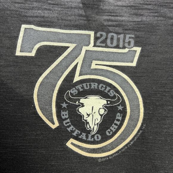 Buffalo Chip 75TH ANNIVERSARY STURGIS RALLY WOMENS 2XL TSHIRT NWT - Picture 6 of 9